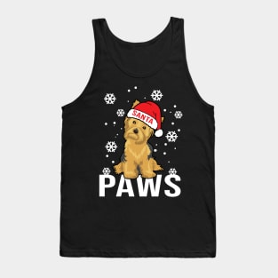 Yorkshire Terrier Santa Paws Xmas Gift For Dog Lover Tank Top